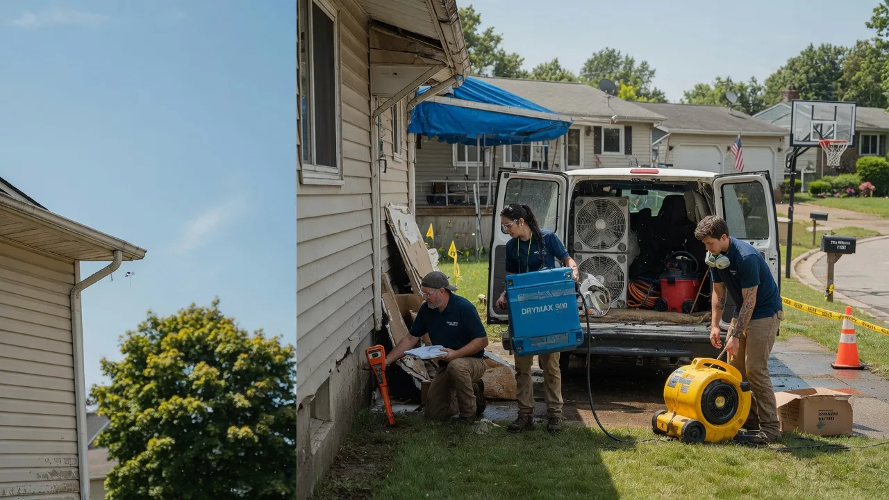 Ceiling Leak Cleanup in Wilmot, OH near me